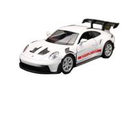 KWZGHOLJ Scale Finished Model Car 1:36 Scale For Porsche 911 992 GT3 RS Alloy DieCast Luxury Car Model Collectible Ornaments Die-cast Vehicle(White)