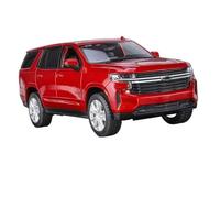 KWZGHOLJ Scale Finished Model Car For Chevrolet Tahoe 2021 SUV 1:26 Scale Alloy Diecast Car Model Miniature Vehicle Replica Desktop Decoration Die-cast Vehicle(Red)
