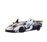 KWZGHOLJ Scale Finished Model Car For Lamborghini Essenza SCV12 1:24 Scale Car Model Simulation Miniature Vehicle Souvenir Collectible Die-cast Vehicle(White)
