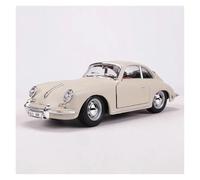 KWZGHOLJ Scale Finished Model Car For Porsche 356B Coupe 1961 1:24 Scale Car Model Simulation Miniature Vehicle Souvenir Collectible Die-cast Vehicle
