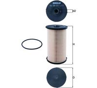 GENUINE MAHLE FUEL FILTER ELEMENT - KX220D