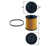 Mahle Original Fuel Filter Element KX70D – OE Match, High Quality