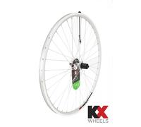 KX Wheels KX Hybrid 700C Doublewall Q/R Cassette Rim Brake Rear Wheel
