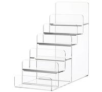 Kx9Lb8d Glasses Display Trapezoid Display Stand Acrylic Material Purse Glasses Coat Hanger Multi-purpose Multi-layer Storage Rack Wallet Holder