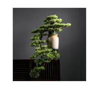 Kx9Lb8d imitation bonsai tree Artificial Bonsai Simulation Tree High-end Light Luxury Greenery Ornaments Entryway Decoration