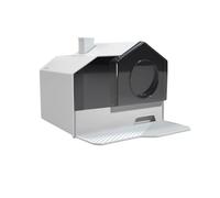 Kx9Lb8d pet toilet Cat Litter Pan, Fully Enclosed Oversized Box for Big Cats&Multiple, Easy Clean Kitty with Scoop and Mat Standard Litter Boxes(Gris)