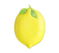 Kx9Lb8d Serving Plates Lemon Shaped Ceramic Dinner Plate Lovely Fruit Household Tableware Personalized Breakfast Kitchenware Large Pasta Plates