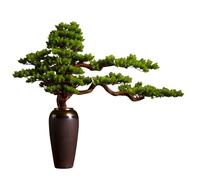 Kx9Lb8d simulated potted plant Artificial Bonsai Tree With Ceramic Vase Light Luxury Creative Living Room Hotel Decoration Fake Plant Ornaments Artificial Plants
