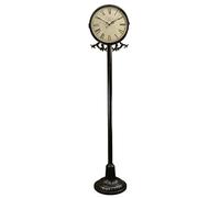 Kx9Lb8d Standing Grandfather Clock Retro Floor Lamp, Living Room Sofa Side Light Luxury Design Bedroom Ins New Year Bedside Led Atmosphere Clock Home Decor