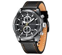 KXAITO Men's Analog Sports Watch Military Outdoor LED Digital Stopwatch Electronic Big Screen Waterproof Tactical Watch for Men, 161g Grey, Large, Chronograph