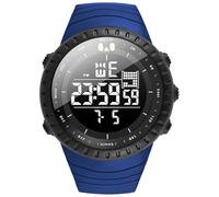 KXAITO Men's Watches Sports Outdoor Waterproof Military Watch Date Multi Function Tactics LED Face Alarm Stopwatch for Men 6256, Dark Blue, Large