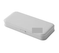 KXAOXGRC Pencil Case Stationery Pouch, 2pcs Pencil for Case Multifunctional Stationery Frosted Plastic Storage Box Storage for Case for Schools(Grijs)