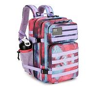 KXBUNQD Military Tactical Backpack 45L Hiking Backpacks Men Women Molle Army BackPack Daypack for Camping Fishing Travel, Nebula Camo, 45 Liters, Rucksack Backpacks