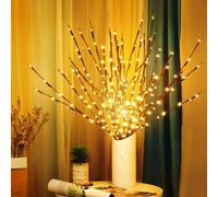 KXCOFTXI 3 Pack Twig Lights, Prelit Branches, USB Plug in