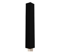KXCVBNKLJ Basketball Pole Padding Protective Crash, Pole Cushion Wrap 1 Inch Thick For 2-12 Square Poles Multicolor(Black,7.5"x7.5" (19x19cm))