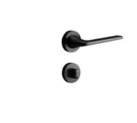 KXCVBNKLJ Door Handle with Lock Indoor Invisible Secret Door Lock Single Tongue Indoor Handle Zinc Alloy Multiple Sizes(Yahei A05 218)