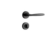 KXCVBNKLJ Door Handle with Lock Indoor Invisible Secret Door Lock Single Tongue Indoor Handle Zinc Alloy Multiple Sizes(Yahei A01 95)