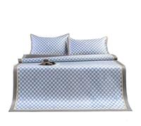 KXCVBNKLJ Ice Silk Bed Linen, Ice silk fiber cool pillowcase sheet set multicolor and various sizes(6,90x195cm 2 pcs set)