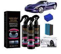 KXDEFE Car Nano Scratch Repair Spray, Car Scratch Removal Spray Nano Auto Repair Polish, Multifunctional Car Ceramic Spray, Car Cleaning Spray, Suitable for Various Vehicle Scratch Repair. (3pcs)