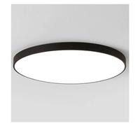 KXEcoLife Ceiling Lamp Circular Personalized Panel Lights 3 Variable Light Color Luxury Flat Industrial Easy to Install Lighting Fixture for Living Room Kitchen(Dark,11.8in)