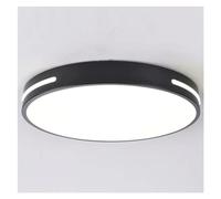 KXEcoLife Ceiling Lamp Side-Illuminated Flush Mount Light Fixtures Scandinavian Ultra-Thin 1.9in Flat Lights Embedded Canopy for Living Room Bedroom Foyer Hallway(Dark,19.7in)
