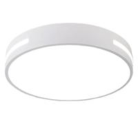 KXEcoLife Ceiling Lamp Side-Illuminated Flush Mount Light Fixtures Scandinavian Ultra-Thin 1.9in Flat Lights Embedded Canopy for Living Room Bedroom Foyer Hallway(Blanc,15.7in)