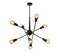 KXEcoLife Ceiling Light Creative Modern Magic Bean Molecular Chandelier Retro Industrial Wind Man-Made Satellite Lamp Interior Lighting Semi Recessed for Bedroom Living Room Dining