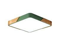 KXEcoLife Chandelier Ceiling light Premium Nordic Wood - Large Dimmable Lamp with Remote Control for LED Semi-Embedded Downlight Fixture- Living Room