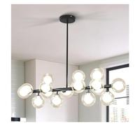 KXEcoLife Chandelier Large Chandeliers Pendant Lights 16-Light Globe Magic Bean Molecular Ceiling Hanging Lighting, Modern For Living Room Dining (Color : Clea