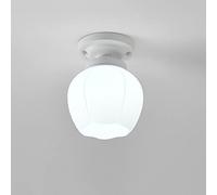 KXEcoLife chandelier, Nordic Small Ceiling Light E27 1-Light Glass Shade Fixture Home Balcony Hallway Flush Mount Entryway Stairs Close to Fixtures