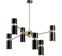 KXEcoLife Chandelier Pendant Lights,Sputnik During Lighting,Livingroom Dining Room,G9 Post-Modern Simple Spider Chandelier,Chandelier Chic Ceiling Light-Gold and Black 6 Made in China