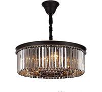 KXEcoLife Chandeliers,Minimalist Crystal Light,3-Tier K9 Round Chandelier Hanging Ceiling Light Fixture Contemporary Lamp for Dining Room Living Bedroom/Chandelier/60Cm