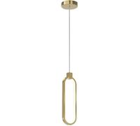 KXEcoLife Double Head LED Pendant Light Fixtures, Modern Gold Metal Hanging Lamp with Silicone Shade, Dome Adjustable Cord Chandelier for Kitchen Island Bedroom Restaurant Bar Counter(10cm)