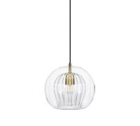 KXEcoLife Double Layer Glass Pendant Lighting Globe Hanging Lamp Modern Drop Ceiling Light Creative Small Chandelier for Kitchen Island Bedroom Dining Room