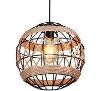 KXEcoLife Edison Pendant Light E27 Lamp - Water Pipe Loft Iron Art Chandelier Restaurant Coffee Wine Bar Clothing Store Decoration Ceiling Retro Industrial Bronze Lights Three Heads Han,Deco