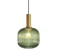 KXEcoLife Flush Mount Ceiling Lighting Fixtures,Creative High Light Transmission Glass Hanging Lampshade,French Minimalist Style Chandelier,Balcony Corridor Porch DecorationPendant Lamp (Col