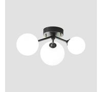 KXEcoLife G9 creative Italian molecular ceiling light, modern art magic bean chandelier, copper for study bedroom dining room lamps and lanterns,3 heads