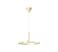 KXEcoLife Modern Chandelier LED d Finish Pendant Light Drop Aluminum Adjustable Chain Side Illuminated Hanging Lamp for Kitchen Island Bedroom Restaurant Dining Table Fo