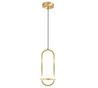 KXEcoLife Modern LED Chandelier Pendant Light for Dining Room Contemporary Hanging Lighting Fixture with Height Adjustable Design Stylish Gold Finish Ideal Bedroom Kitchen Island and Living