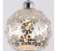 KXEcoLife Multi Lights Duplex Hollow Living Room Loft Chandelier Multi-Balls Minimalist Staircase Long Modern Creative Hotel Villa Stairwell High Ceiling Pendant Light Metal Crystal Lampsha