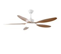 KXEcoLife Smart Ceiling Fan Light with Remote/APP/Voice Control, 6 Speeds Quiet 48W Dimmable LED Light, 5 ABS Blades Modern for Bedroom Dining Room Living