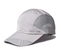 KXF Trucker Cap Quick Dry Half Mesh Baseball Hat Outdoor Sports Running Cap Light Gray