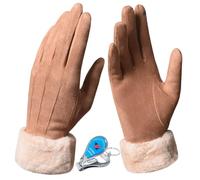 KXF Winter Warm Gloves, Womens Lady Super Soft Touch Screen Gloves Thick Fleece Lined Glove Cold Weather Windproof Outdoor Sports Handwarmers Cycling Running Mittens