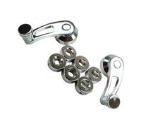 KXGOZMD Chrome Billet Aluminum 3in Window Crank Handle Kit with Square Splined Round Adapters for Classic Car Door Quarter Auto Parts