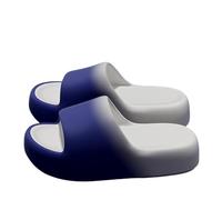 KXIJEUTWJ Indoor and outdoor home soft bottom EVA thick bottom gradient color slippers