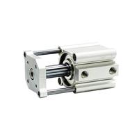 KXIWLUFV Smc Type air Cylinder CQMB bore 12mm Double Acting Compact Pneumatic Rod Guide cylinderstroke 5/10/15/20/25/30/35/40/45/50mm(Stroke 45mm,CDQMB12)