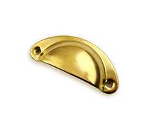 KXJSYL Tool 10PCS Retro Metal Kitchen Drawer Cabinet Door Handle and Furniture Knobs Handware Cupboard Antique Brass Shell Pull Handles(Golden)