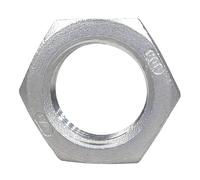 KXJSYL Tool 1PC 1/8" 1/4" 3/8" 1/2" 3/4" 1" 1-1/4" 1-1/2" 2" BSP Female Hex Nut 304 Stainless Steel Pipe Fitting Water Gas Oil(3/8")