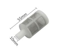 KXJSYL Tool 1PC 8mm 10mm 12mm Interface Stainless Steel Mesh Siphon Net Filter Irrigation Aquarium supplies Diaphragm Pump Filtration Supplies(10mm)