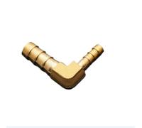 KXJSYL Tool 1pc Brass Hose Pipe Fitting Coupling Elbow Equal Reducing Barb 4mm-25mm Copper Barbed Coupler Tube Connector Adapter(OD 12-10mm)